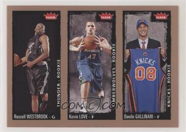 2008-09 Fleer - [Base] #237 - Russell Westbrook, Kevin Love, Danilo Gallinari