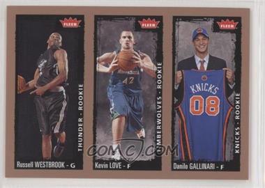 2008-09 Fleer - [Base] #237 - Russell Westbrook, Kevin Love, Danilo Gallinari