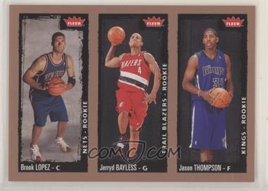 2008-09 Fleer - [Base] #239 - Brook Lopez, Jerryd Bayless, Jason Thompson