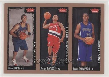 2008-09 Fleer - [Base] #239 - Brook Lopez, Jerryd Bayless, Jason Thompson