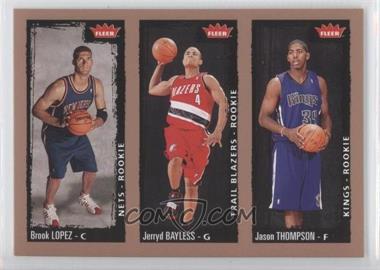 2008-09 Fleer - [Base] #239 - Brook Lopez, Jerryd Bayless, Jason Thompson