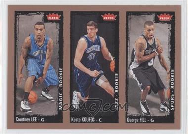 2008-09 Fleer - [Base] #243 - Courtney Lee, Kosta Koufos, George Hill