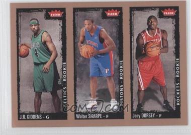 2008-09 Fleer - [Base] #245 - J.R. Giddens, Walter Sharpe, Joey Dorsey