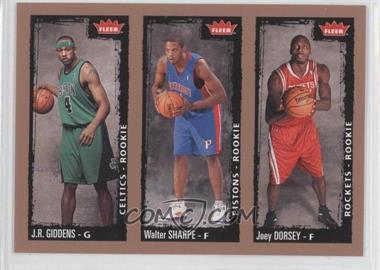 2008-09 Fleer - [Base] #245 - J.R. Giddens, Walter Sharpe, Joey Dorsey