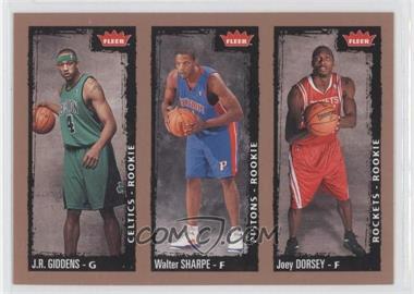 2008-09 Fleer - [Base] #245 - J.R. Giddens, Walter Sharpe, Joey Dorsey