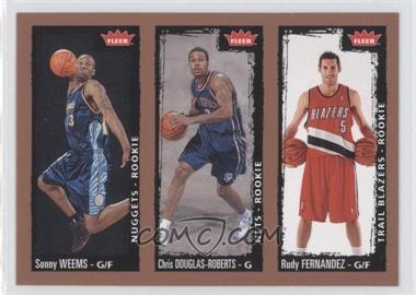 2008-09 Fleer - [Base] #247 - Sonny Weems, Chris Douglas-Roberts, Rudy Fernandez