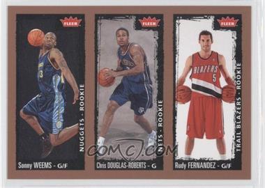 2008-09 Fleer - [Base] #247 - Sonny Weems, Chris Douglas-Roberts, Rudy Fernandez