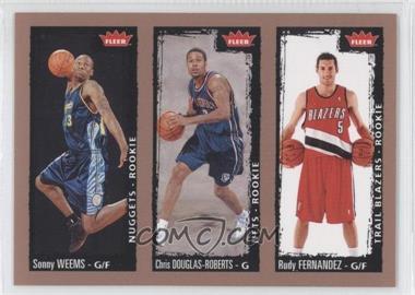 2008-09 Fleer - [Base] #247 - Sonny Weems, Chris Douglas-Roberts, Rudy Fernandez