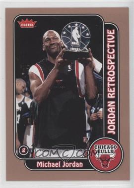 2008-09 Fleer - Michael Jordan Retrospective #MJ-21 - Michael Jordan