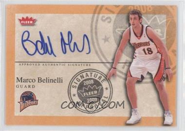 2008-09 Fleer - Signature Approval #SA-BE - Marco Belinelli