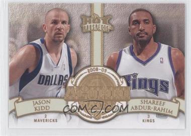 2008-09 Fleer Hot Prospects - Alumni Mates #AM-2 - Jason Kidd, Shareef Abdur-Rahim