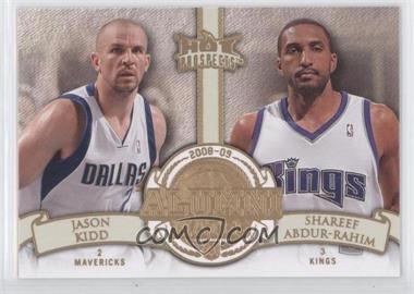 2008-09 Fleer Hot Prospects - Alumni Mates #AM-2 - Jason Kidd, Shareef Abdur-Rahim