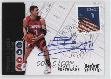 2008-09 Fleer Hot Prospects - Draft Day Postmarks #DD-BL - Brook Lopez /50