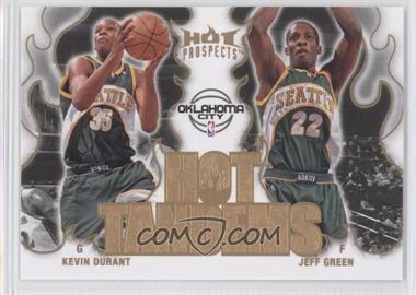 2008-09 Fleer Hot Prospects - Hot Tandems #HT-18 - Kevin Durant, Jeff Green