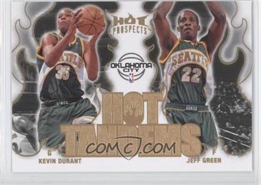 2008-09 Fleer Hot Prospects - Hot Tandems #HT-18 - Kevin Durant, Jeff Green