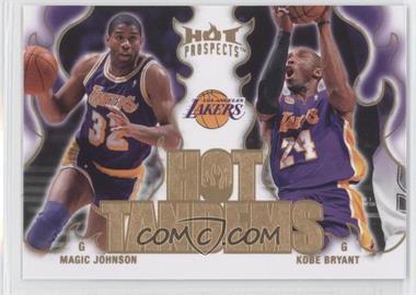 2008-09 Fleer Hot Prospects - Hot Tandems #HT-9 - Magic Johnson, Kobe Bryant