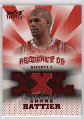 2008-09 Fleer Hot Prospects - Property Of Materials - Red #PO-SB - Shane Battier /25