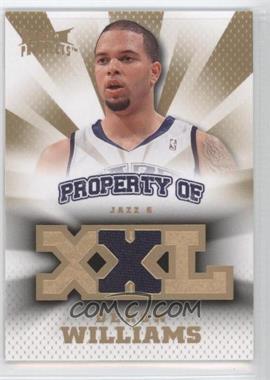 2008-09 Fleer Hot Prospects - Property Of Materials #PO-WI - Deron Williams /199