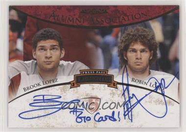 2008-09 Press Pass Legends - Alumni Association - Autographs #AA-BLRL - Brook Lopez, Robin Lopez /38