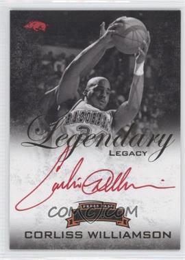 2008-09 Press Pass Legends - Legendary Legacy - Autographs #LL-CW.2 - Corliss Williamson (Red Ink) /165