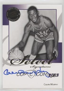 2008-09 Press Pass Legends - Select Signatures #SS-CM.1 - Calvin Murphy (Blue Ink)