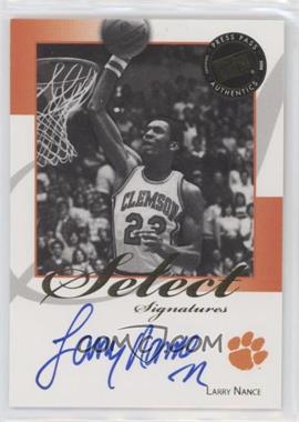 2008-09 Press Pass Legends - Select Signatures #SS-LN.1 - Larry Nance (Blue Ink)