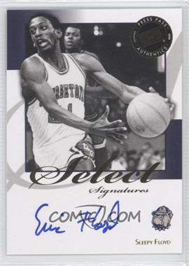 2008-09 Press Pass Legends - Select Signatures #SS-SF.1 - Sleepy Floyd (Blue Ink)