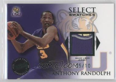 2008-09 Press Pass Legends - Select Swatches - Green Prime #SSW-AR - Anthony Randolph /10