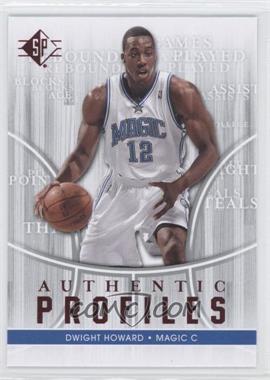 2008-09 SP - Authentic Profiles #AP-22 - Dwight Howard