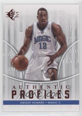 2008-09 SP - Authentic Profiles #AP-22 - Dwight Howard