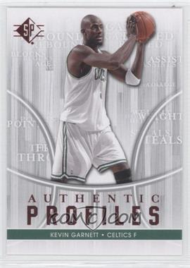 2008-09 SP - Authentic Profiles #AP-23 - Kevin Garnett