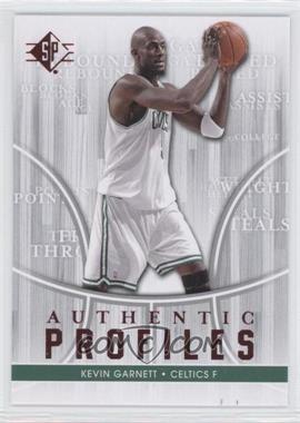 2008-09 SP - Authentic Profiles #AP-23 - Kevin Garnett