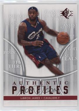 2008-09 SP - Authentic Profiles #AP-24 - LeBron James