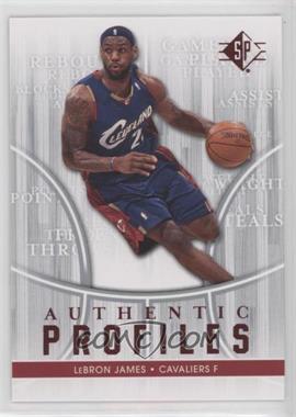 2008-09 SP - Authentic Profiles #AP-24 - LeBron James