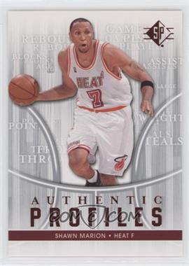 2008-09 SP - Authentic Profiles #AP-28 - Shawn Marion