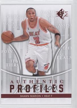 2008-09 SP - Authentic Profiles #AP-28 - Shawn Marion