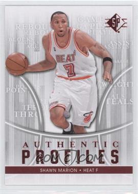 2008-09 SP - Authentic Profiles #AP-28 - Shawn Marion