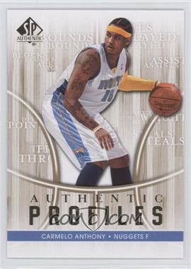 2008-09 SP Authentic - Authentic Profiles #AP-33 - Carmelo Anthony