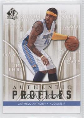 2008-09 SP Authentic - Authentic Profiles #AP-33 - Carmelo Anthony