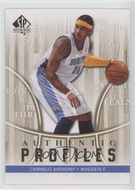 2008-09 SP Authentic - Authentic Profiles #AP-33 - Carmelo Anthony