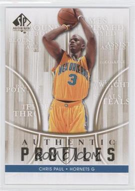 2008-09 SP Authentic - Authentic Profiles #AP-35 - Chris Paul