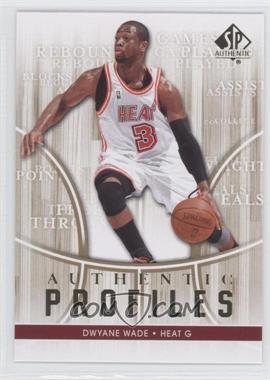 2008-09 SP Authentic - Authentic Profiles #AP-37 - Dwyane Wade