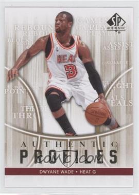 2008-09 SP Authentic - Authentic Profiles #AP-37 - Dwyane Wade