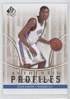 2008-09 SP Authentic - Authentic Profiles #AP-39 - Kevin Durant