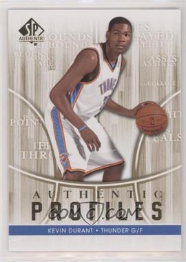 2008-09 SP Authentic - Authentic Profiles #AP-39 - Kevin Durant