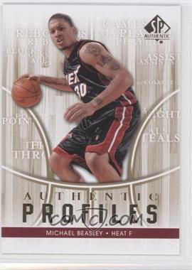 2008-09 SP Authentic - Authentic Profiles #AP-47 - Michael Beasley