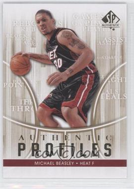 2008-09 SP Authentic - Authentic Profiles #AP-47 - Michael Beasley