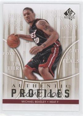 2008-09 SP Authentic - Authentic Profiles #AP-47 - Michael Beasley