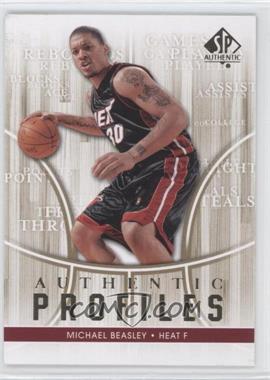 2008-09 SP Authentic - Authentic Profiles #AP-47 - Michael Beasley