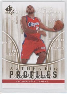 2008-09 SP Authentic - Authentic Profiles #AP-54 - Eric Gordon